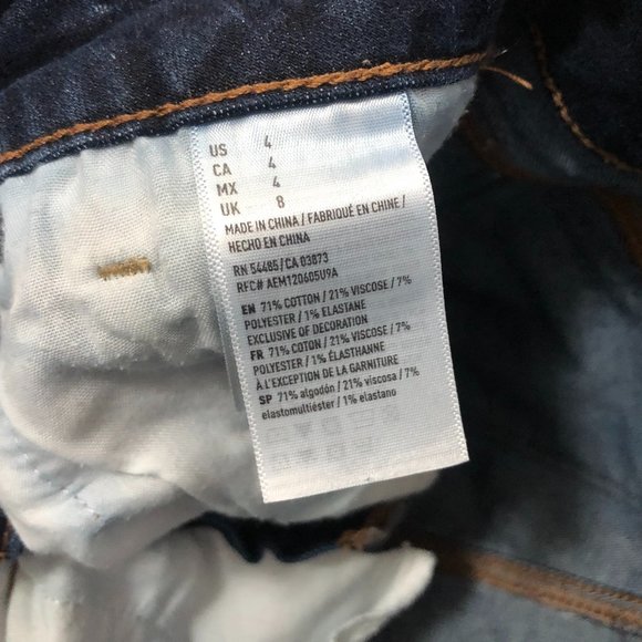 American Eagle Distressed Midi Shorts - Picture 3 of 4